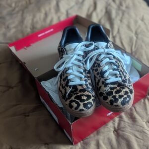 Reebok Club C Women's Leopard Print Sneakers
